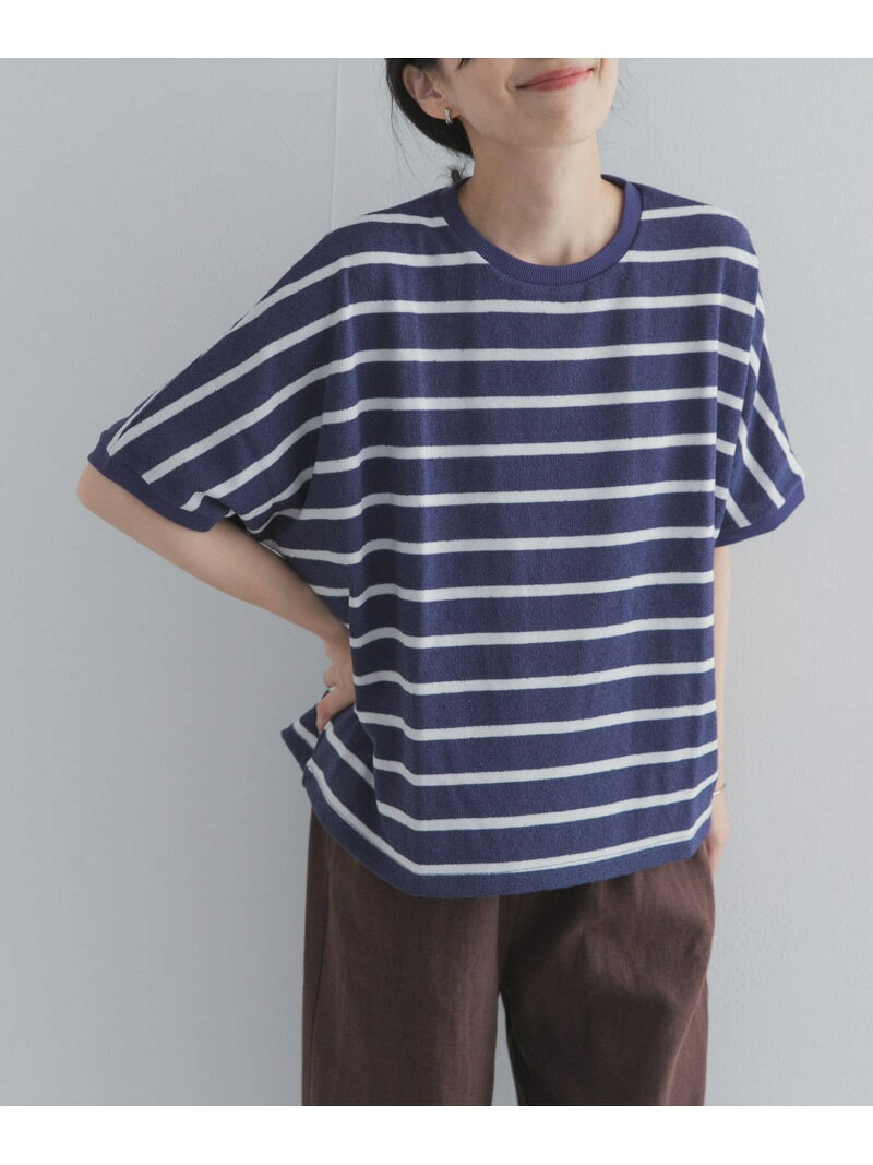 Rakuten - ブークレボーダープルオーバー URBAN RESEARCH DOORS アーバンリサーチドアーズ トップス カットソー・Tシャツ ホワイト ブルー【送料無料】[Rakuten Fashion]