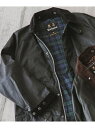 『別注』Barbour*DOORS OS WAX GAMEFAIR URBAN RESEARCH DOORS アーバンリサーチドアーズ ジャケット・アウター ステンカラーコート ブラック