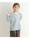 【SALE/50%OFF】ボーダーワイドロングTシャツ(KIDS) URBAN RESEARCH DOORS アーバンリサーチドアーズ トップス その他のトップ...