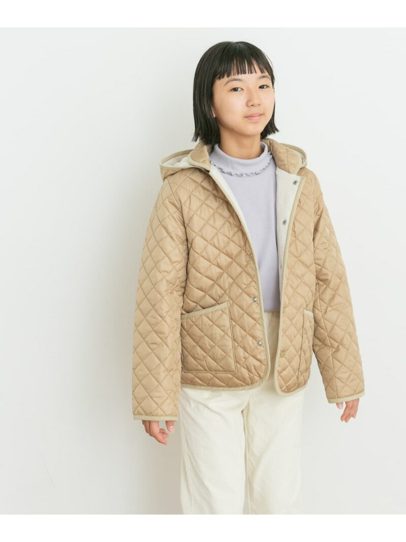 楽天URBAN RESEARCH DOORS／ドアーズ【SALE／30％OFF】キルトジャケット（KIDS） URBAN RESEARCH DOORS アーバンリサーチドアーズ ジャケット・アウター その他のジャケット・アウター ベージュ ネイビー【RBA_E】【送料無料】[Rakuten Fashion]