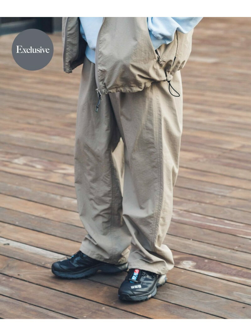 『別注』BURLAP OUTFITTER DOORS SupplexNylon PANTS URBAN RESEARCH DOORS アーバンリサーチドアーズ パンツ その他のパンツ ブラック グリーン グレー【送料無料】 Rakuten Fashion