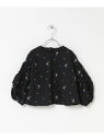 フラワー刺繍袖ボリュームブラウス(KIDS) URBAN RESEARCH DOORS アーバンリサーチドアーズ トップス その他のトップス ホワイト ブラック...