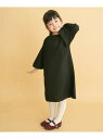 【SALE／10%OFF】チェック柄ドレスワンピース(KIDS) URBAN RESEARCH DOORS アーバンリサーチドアーズ ワンピース・ドレス ワンピース ブラック ネイビー【RBA_E】【送料無料】[Rakuten Fashion]