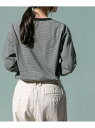 FORK&SPOON CAVEボーダーロングスリーブTシャツ URBAN RESEARCH DOORS アーバンリサーチドアーズ トップス カットソー・Tシャツ...