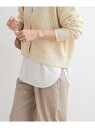 USAコットンラウンドヘムカットソー URBAN RESEARCH DOORS アーバンリサーチドアーズ トップス カットソー・Tシャツ ホワイト【送料無料】[...