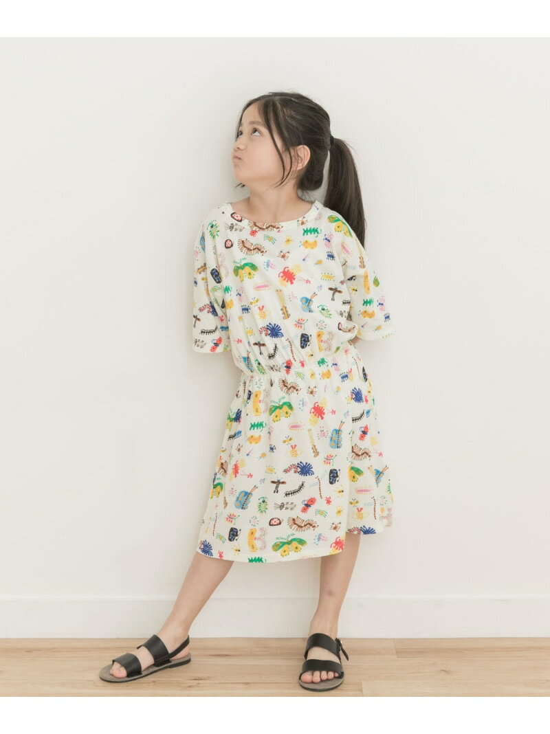 楽天URBAN RESEARCH DOORS／ドアーズBOBO CHOSES Funny Insects dress（KIDS） URBAN RESEARCH DOORS アーバンリサーチドアーズ ワンピース・ドレス ワンピース ベージュ【送料無料】[Rakuten Fashion]