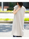 【SALE/20%OFF】製品染カットワンピース EKAL アーバンリサーチドアーズ ワンピース・ドレス ワンピース ブラウン グレー【RBA_E】【送料無料】...
