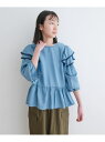 『WEB/一部店舗限定サイズ』テンセルデニムブラウス(KIDS) URBAN RESEARCH DOORS アーバンリサーチドアーズ トップス その他のトップス...