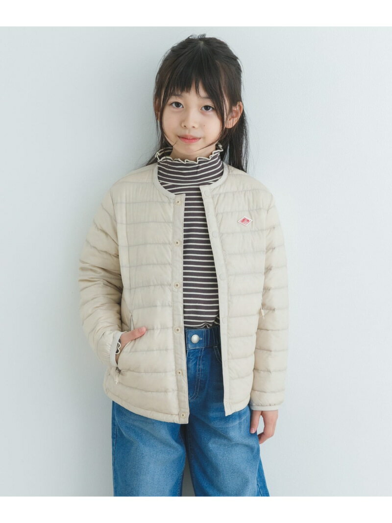 DANTON INNER DOWN CREW-NECK JACKET(KIDS) URBAN RESEARCH DOORS アーバンリサーチドアーズ ジャケット・アウター その他のジャケット・アウター ブラック【送料無料】[Rakuten Fashion]のサムネイル