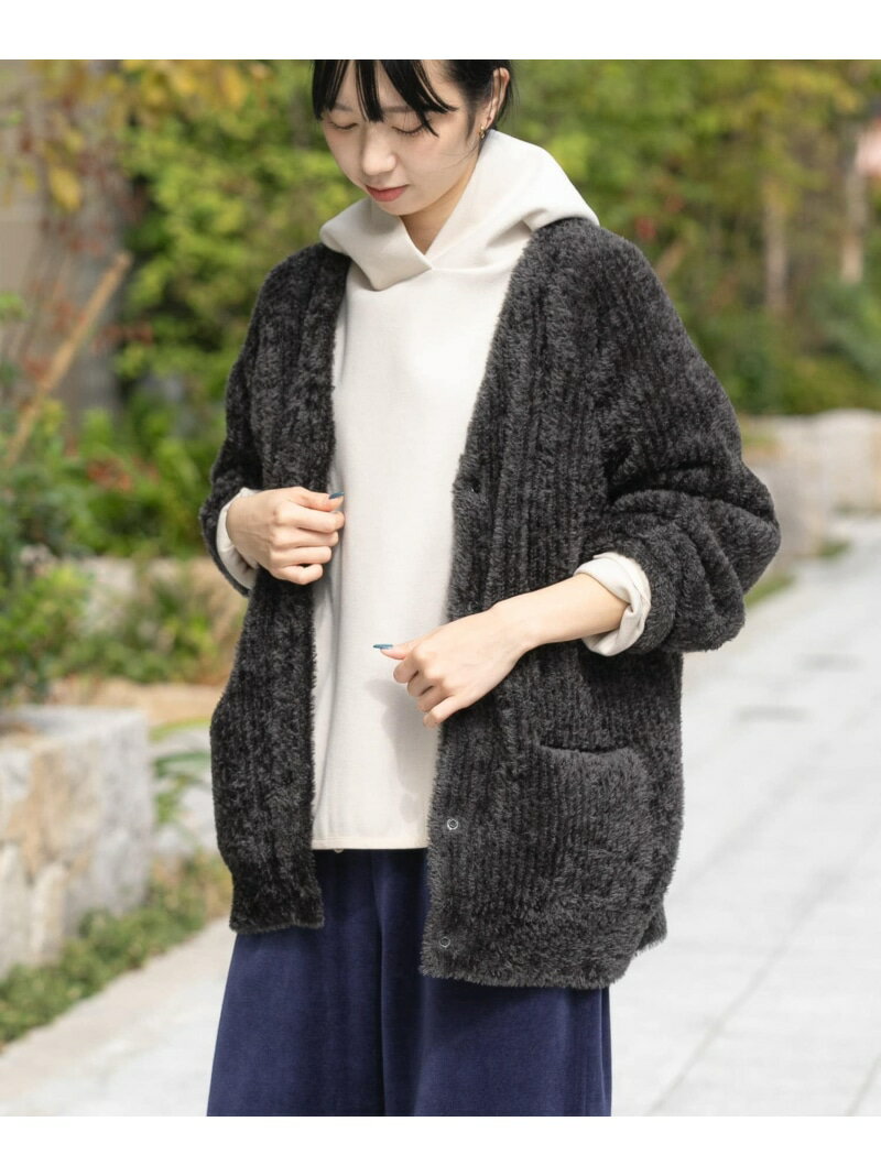 OCTAカーディガンジャケット EKAL アーバンリサーチドアーズ トップス カーディガン グレー ブラック【先行予約】*【送料無料】[Rakuten Fashion]