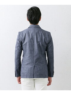 Cool 2-button Jacket DR61-17N006: Blue Cool 2-button Jacket DR61-17N006: Blue