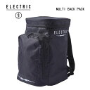 【ELECTRIC エレクトリック】MULTI BACK PACK バックパック リュック ブーツバッグ ケース 黒(スキー スノーボード ブーツ ウェア 収納...