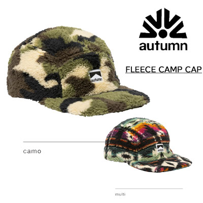 楽天dope snowboard shop【AUTUMN オータム】スノーボード アウトドア ユニセックス フリース キャップ FLEECE CAMP CAP 2カラーあり（スノボー キャンプ 帽子 防寒 ビーニー FLEECE 男女兼用 23-24 23/24 NEW 新作）