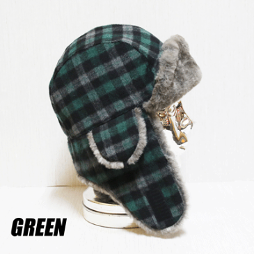 【BELLWOODMADE MFG CO/ベルウッドメイド】FLIGHT CAP CHECK■カラーGREEN/WHITE/RED/BLUE■サイズ:フリーサイズ■ユニセックス(スノーボード バートン キャップ 耳付きキャップ FLAP CAP ボンバーキャップ 防寒 SUPERS)