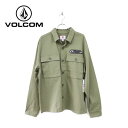 【VOLCOM ボルコム】ワークシャツ TT PINNED WORKSHIRT L/S カラー LAR(ボタンシャツ アウター 防寒)