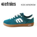 【etnies エトニーズ】キッズ 子供用 スケートシューズ KIDS WINDROW GREEN/GUM (スケートボード 靴 skateboard スケボー スニーカー スケシュー 人気)914kids