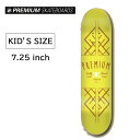 PREMIUM SKATEBOARD 商品説明 メーカー希望小売価格 11000円 サイズ 幅7.25インチ(18.4cm) 長さ:29.6インチ(75.1cm) ホイールベース:12.32インチ(31.3cm) カラー 画像にてご確認ください。 注意 画面上と実物では多少色具合が異なって見える場合もございます。ご了承ください。 ※この商品は当店実店舗でも販売しております。在庫数の更新は随時行っておりますが、お買い上げいただいた商品が、品切れになってしまうこともございます。 その場合、お客様には必ず連絡をいたしますが、万が一入荷予定がない場合は、 キャンセルさせていただく場合もございますことをあらかじめご了承ください。【PREMIUM SKATEBOARD プレミアム】RETRO ☆PREMIUM SKATEBOARD RETRO。カナディアンメープル使用の強度・反発性が抜群のデッキです。 キック、コンケーブともレギュラーで扱いやすいモデル。ストリート、パーク、ランプなどオールラウンドに対応します。 小学生にベストサイズの7.25インチでキッズの登竜門的ランプのコンテストFLAKE CUPやキッズ大会でも使用率の高いアイテムです。