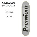 キッズ 子供サイズ スケートデッキ スケートボード SUPREMIUM カラー COOL GREY サイズ 7.25インチ (デッキ カナディアンメープル 7ply skateboard スケボー 8 13mind 上田豪 flake)