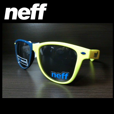 【NEFF ネフ】DAILY SHADES カラーBLUE YELLOW SPLIT(ネフ サングラス スノーボード neff サングラス sunglass)