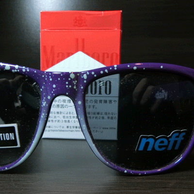 【NEFF/ネフ】DAILY SHADES カラーPURPLE SPLASH(ネフ,スノーボード,サングラス,sunglass)