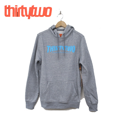 【THIRTYTWO SHRED AND DESTROY】CLASSIC PULLOVER FLEECE -ユニセックススノーボードパーカー- カラー:GREY/HEATHER/グレー/ヘザー(サーティーツー パーカー シュレッドアンドデストロイ ナーリー スノーボード プルオーバー トレーナー スウェット)