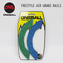 配送追跡メール便対応【ONEBALL ワンボール】スノーボード デッキパッド FREESTYLE AIR GRABS RAILS 2本入り スノボー 滑り止め デッキマット カニ 蟹 crabgrab 新作 