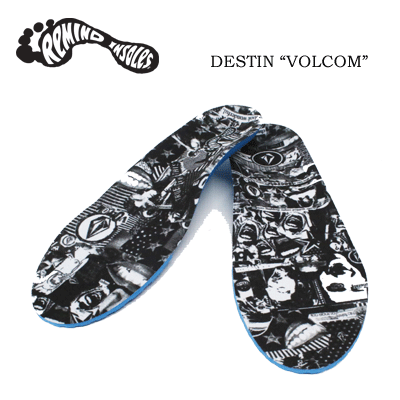 【REMIND INSOLE リマインドインソール】DESTIN VOLCOMコラボ 中敷き(スノーボード ブーツ スケートシューズ 衝撃吸収 ボルコム シダス スーパーフィート bane)2010SNOWDOPE