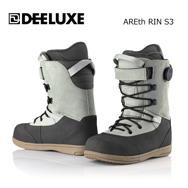 ■26-27モデル DEELUXE AREth RIN ユニセックススノーボードブーツ-商品説明 メーカー希望価格 ■税込み69300円 フレックス メーカー表記:4(10段階中) ■ソフトフレックス 年式 26-27モデル 主な機能 ■S3インナー ■シューレース/BOAのハイブリッド ■スケートフレックスソール ■ラバーバンド ■パワーベルト ご注意 画面上と実物では多少色具合が異なって見える場合もございます。ご了承ください。パウダー・サーフライドのように足回りをしなやかに自由度の高い動きをするAREth RIN。 國母和宏やテリエ・ハーカンセンをも魅了する世界が認めるブーツ。 またその自由度の高さからジブやグラトリを好むライダーにも評価が高まっているブーツです。 ソールはスケートシューズのようにしなやかでフラットになっていてパウダー・ジブやグラトリでのパフォーマンスが抜群に良いアイテムです。 スネの周りをしっかりとサポートするパワーベルトやつま先の摩耗と冷えを軽減するラバーバンド加工など使ってみて良さを実感できるスノーボードブーツ。 ソールはスケートシューズのようにしなやかでフラットになっていてジブやグラトリでのパフォーマンスが抜群に良いアイテムです。ジブ・グラトリを好む方やパークを楽しむ方、初心者の方にもお勧めのブーツ。