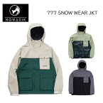 【NOMADIK ノマディック】スノーボード ウェア ジャケット 777 SNOW WEAR JKT スリーセブンスノーウェアジャケット(正規品 スノボ 國母 和宏 工藤 洸平 jacket kazu kokubo)旧モデル 型落ち