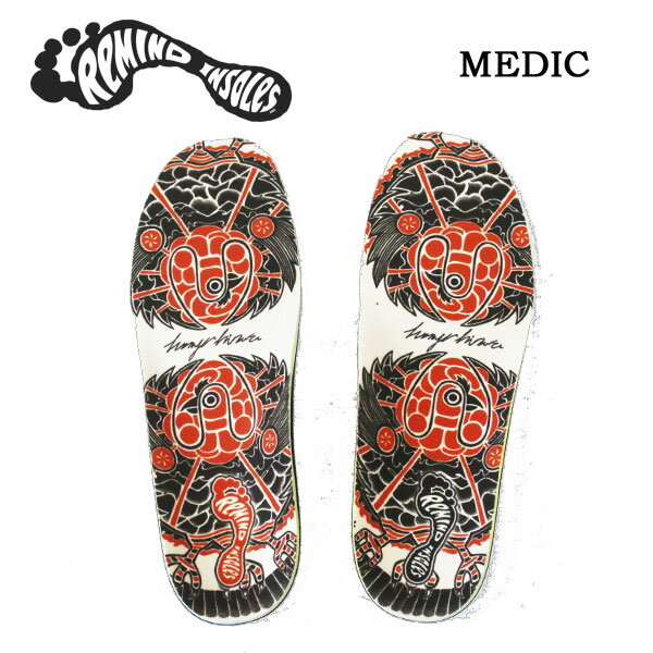 【REMIND INSOLE リマインドインソール】MEDIC KENGO ATAGRASS 中敷き(スノーボード ブーツ スケートシ..
