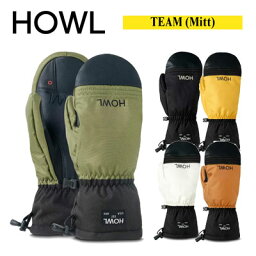 【HOWL ハウル】ユニセックス スノーボード グローブ ミトン TEAM MITT チーム サイズ S M L XL ( スノボ ミトングローブ 22/23 温かい 人気)2022SNOWDOPE