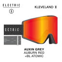 23-24モデルスノーボードゴーグル ELECTRIC エレクトリック【KLEVELAND2】商品説明 メーカー希望小売価格 41800円 カラー AUXIN GREY(グレー) 特徴・機能 【特徴】 ■アジアンフィット ■ユニセックス ■ヘルメット対応 ■眼鏡対応(OTG) 【レンズ】 ■インジェクテッドシリンドリカルカーボネイトレンズ ■高機能反射防止コーティング ■高機能防曇、キズ防止ハードコーティング ■100%UVカット ■広い周辺視野 【構造】 ■モールドインジェクテッドバイオレジン使用フレーム ■三層構造フェイスフォーム ほか 【付属品】 ハードゴーグルケース スペアレンズ ご注意 画面上と実物では多少色具合が異なって見える場合もございます。ご了承ください。 ※商品初期不良品以外の交換・返品はお断りさせていただきます。 ※この商品は当店実店舗でも販売しております。在庫数の更新は随時行っておりますが、お買い上げいただいた商品が、品切れになってしまうこともございます。 その場合、お客様には必ず連絡をいたしますが、万が一入荷予定がない場合は、 キャンセルさせていただく場合もございますことをあらかじめご了承ください。23-24モデル【ELECTRIC エレクトリック】KLEVELAND2 またフレームもモールド成型されておりレンズとの抜群のマッチングでゆがみなくクリアーで広い視界を実現。 マグネット脱着式レンズなので雪が付着したり曇ったりしたときにすぐに脱着が可能。 スペアレンズとゴーグルハードケースが付属しています。またご購入特典として非売品のelectricバンダナをお付けしています。"> ☆人気のKLEVELANDをマグネット脱着式レンズとレンズのキズ防止・防曇防止・反射防止を通常のコーテイングよりも高性能な仕様にしたKLEVELAND2。 またフレームもモールド成型されておりレンズとの抜群のマッチングでゆがみなくクリアーで広い視界を実現。 マグネット脱着式レンズなので雪が付着したり曇ったりしたときにすぐに脱着が可能。 スペアレンズとゴーグルハードケースが付属しています。またご購入特典として非売品のelectricバンダナをお付けしています。