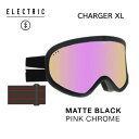 23-24モデル【ELECTRIC エレクトリック】スノーボード ゴーグル ユニセックス CHARGER XL チャージャー MATTE BLACK ASIAN...