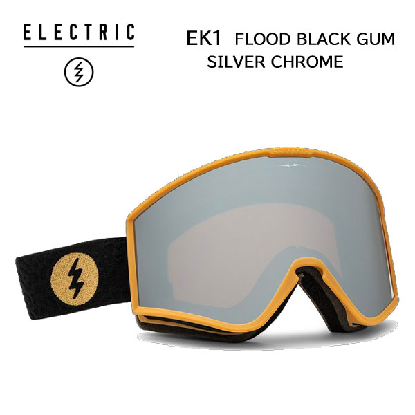 【ELECTRIC エレクトリック】スノーボード ゴーグル ユニセックス EK1 FLOOD 艶消し茶 ASIAN FIT ジャパンフィット(ミラーレンズ kleveland ヘルメット対応 眼鏡対応 人気 型落ち)(4)