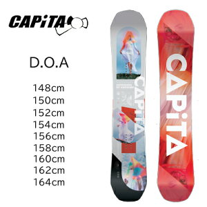 22-23モデル【CAPITA キャピタ】スノーボード 板 DOA ディーオーエー サイズ:148cm 150cm 152cm 154cm 156cm 158cm 160cm 162cm 164cm 形状 ツインチップ ハイブリッドキャンバー (メンズ 男性用 スノボー グラトリ ジブ JIB パーク ボード)