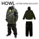 ■HOWL OUTER TAPED JK and PT 上下セット-商品説明 素材 ■ポリエステル100% 高機能素材VAPOR TEK仕様 サイズ ■S〜XL 特徴 【ジャケット】 ■カンガルージップポケット ■インナーメッシュポケット ■テープドシーム加工 ■スタンドカラー ■裾ドローコード 【パンツ】 ■内ももベンツレーション ■ジョガータイプ裾 ■ブーツゲーター ■テープドシーム加工 メーカー希望小売価格 【ジャケット】 57200円 【パンツ】 42900円 配送 宅急便 ご注意 画面上と実物では多少色具合が異なって見える場合もございます。ご了承ください。 ※商品初期不良品以外の交換・返品はお断りさせていただきます。サイズ・カラーは慎重にお選びください。 ※この商品は当店実店舗でも販売しております。在庫数の更新は随時行っておりますが、お買い上げいただいた商品が、品切れになってしまうこともございます。 その場合、お客様には必ず連絡をいたしますが、万が一入荷予定がない場合は、 キャンセルさせていただく場合もございますことをあらかじめご了承ください。【HOWL ハウル】OUTER TAPED JK and PANT 上下セット ★HOWLのグローブにも使用されている高機能素材VAPOR TEKを使用し、素材の高機能性と美しいシルエットを実現したTAPED JACKETとPANT。 VAPOR TEK素材は耐水圧20000mmと透湿性20000gを誇りまるで呼吸するような快適性を備えています。 そこへ伸縮性の高いストレッチ性を加えて、さらに身体へストレスを感じない縫製箇所と縫い目を止水テープで覆った妥協の全くないウェアを作りました。 トレンドももちろん捉えていて、パンツはジョガータイプの裾、ジャケットは身幅が広めで裾にドローコードを配置して少し絞るシルエットのトレンドにもしっかりと対応しています。 供給量の少ないHOWLのウェア。他人と全く被ることがないアイテムです。