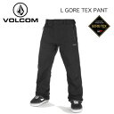 メンズ ユニセックス スノーボード ウェア L GORE-TEX PANT エルゴア パンツ カラー BLK 黒(22/23 スノボー ウェアー ゴアテックス BLACK 高機能 シンプル ルーズ 人気 ak)