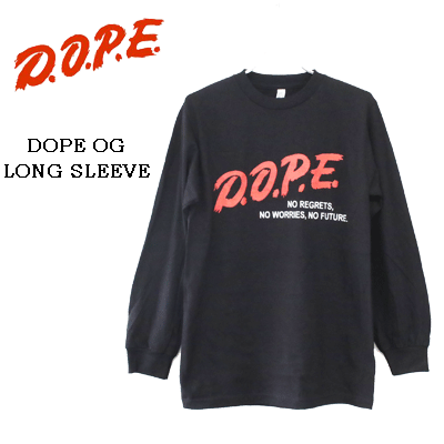 【DOPE INDUSTRY ドープ】ACID OG LS ユニセックス スノーボード インナー アパレル ロンT カラー BLACK 黒サイズ S M L XL 2XL(ローカルチーム dope カナダ)2010SNOWDOPE PICK1026