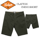 即出荷！CLAYTON CHINO SHORT -メンズチノショート- カラー:OLIVE/オリーブ 品番500221(ボーナム フィッシング アウトドア 短パン チノパン)