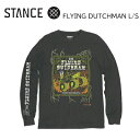 メンズ カットソー ロングスリーブ ロンT FLYING DUTCHMAN L/S カラー BLK 黒 S M L XL(スノーボード スケートボード 長袖 Tシャツ 袖プリント)