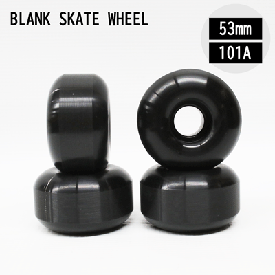 BLANK ブランク 無地 スケートボード ウィール 53mm × 31mm 101A 黒(スケートボード スケボー wheel タイヤ 車輪)912sk8