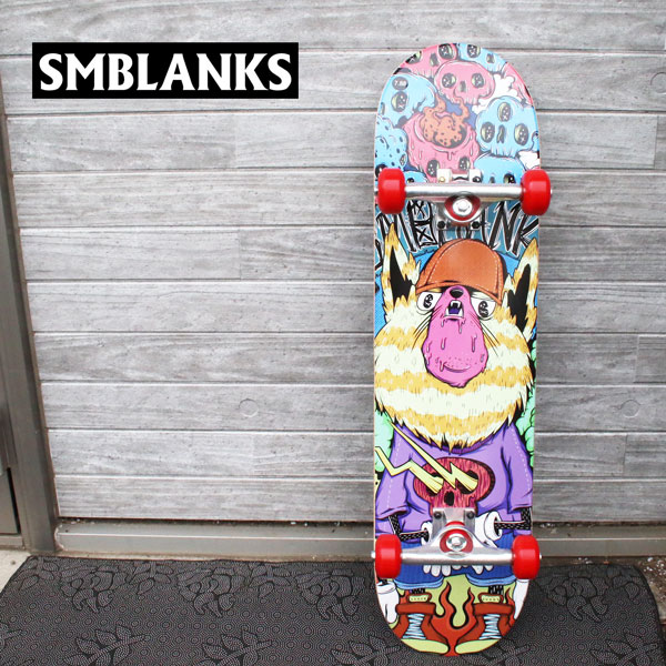 乐天商城 - 【SMBLANKS】コンプリート 完成品 スケートボード スケボー サイズ 7.88インチ (男性 女性 中高生 コンプリ 初心者 セット サイズ)