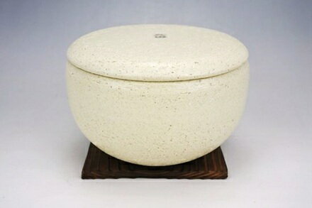 長谷園 陶珍 粉引 大 電子レンジ専用 ごはん 保温 蒸し調理 保存容器 ACT-73