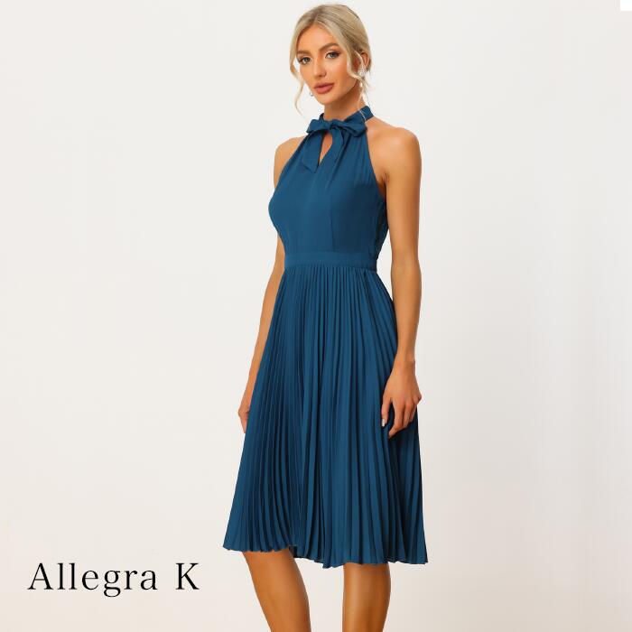 Allegra K パーティードレス オープンショルダー ワンピース おしゃれ お呼ばれドレス シフォンドレス レディースドレス 結婚式 発表会 二次会 コンクール キャバ嬢 ドレス