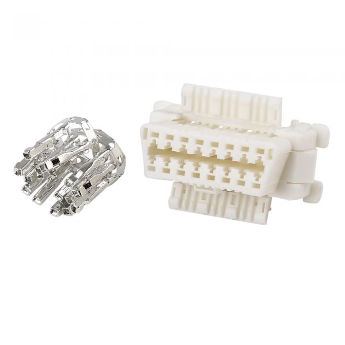 uxcell ダイアグノスチックコネクタ ダイアグノスチックアダプターツール 16ターミナル付きメスソケット OBD2 トヨタに対応