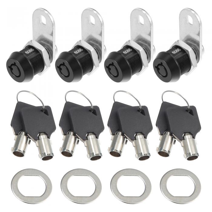 X AUTOHAUX キー付きキャビネットロック カ ニューラーカムロック オフセット引き出しロック 16 mm 亜..