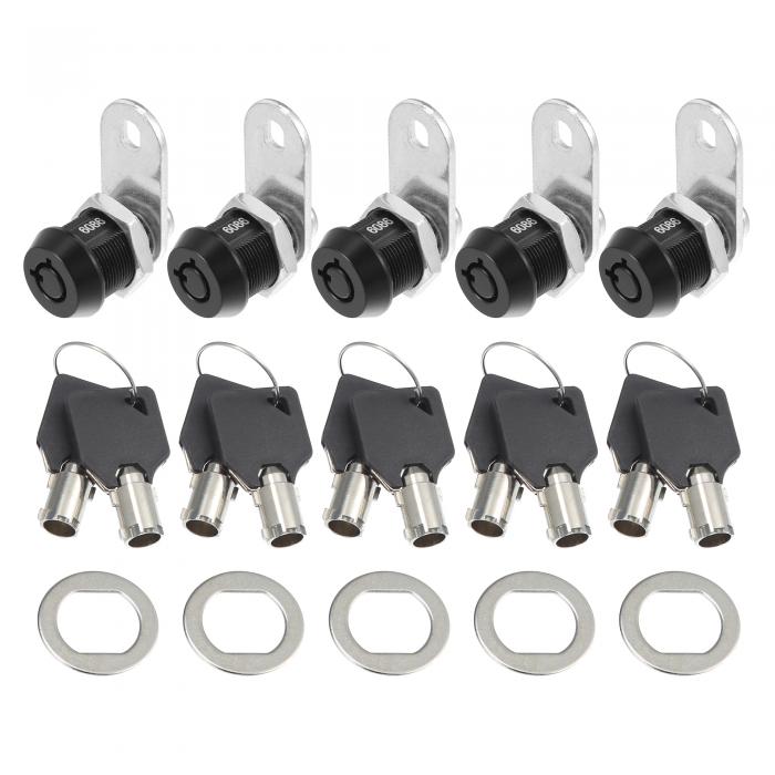 X AUTOHAUX キー付きキャビネットロック カ ニューラーカムロック オフセット引き出しロック 16 mm 亜..