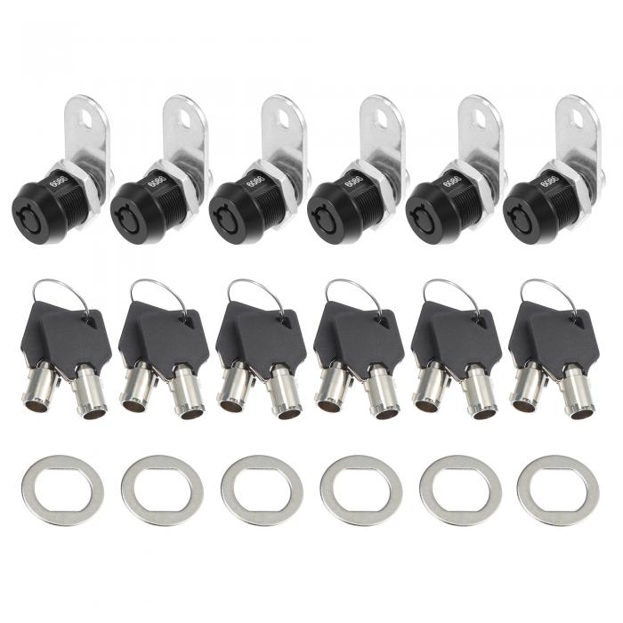 X AUTOHAUX キー付きキャビネットロック カ ニューラーカムロック オフセット引き出しロック 16 mm 亜..