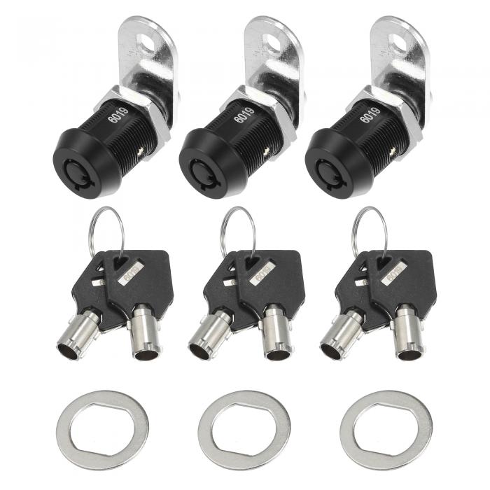 X AUTOHAUX キー付きキャビネットロック カ ニューラーカムロック オフセット引き出しロック 22 mm 亜..