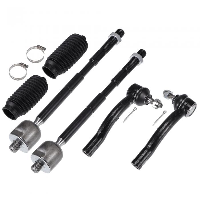 X AUTOHAUX トヨタに対応コロラ2003-2008用のフロントインナーアウタータイロッドエンドキット　サスペ..